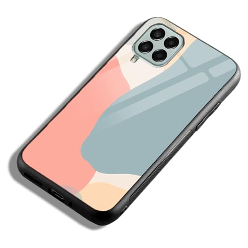 Image of COLORflow Back Cover Compatible with Samsung Galaxy M12 / A12 / F12 | Stone Marble | Shockproof TPU Bumper Cover with Camera Protection Back Cover
