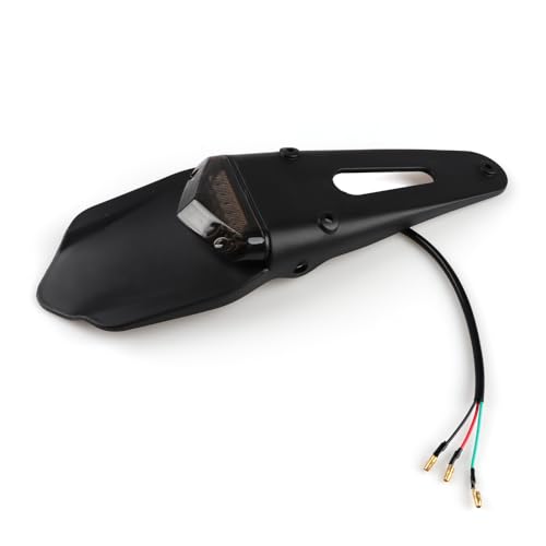 Image of Rear Mudguard LED Brake Tail Light Turn Signals Running Lamps License Plate Light With 3 Wires for Custom Off-road Cross Dirt Bike Enduro Yamaha Suzuki Kawasaki Honda CRF