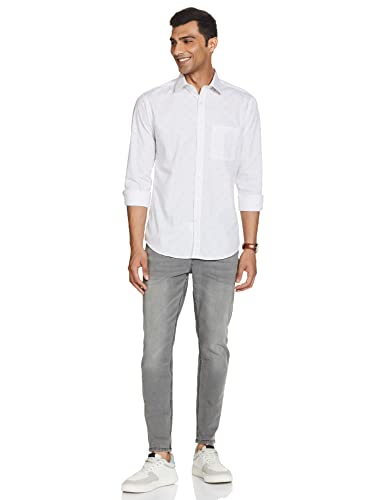 Image of Raymond Men's Print Slim Fit Shirt