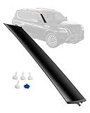 A-Pillar Trim Molding Windshield, Front Passenger Side, Compatible with Nissan Armada 2017-2023, Infiniti QX56 2011-2013, QX80 2014-2023, 76836-6JR0A, Window Trim Moulding Cover, Windshield Trim Panel
