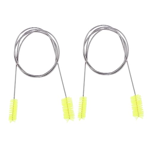 Sosoport Flexible Spring Brush for Aquarium Double Head Cleaning Brush Multi-use for Bent and U-Shape Tubes