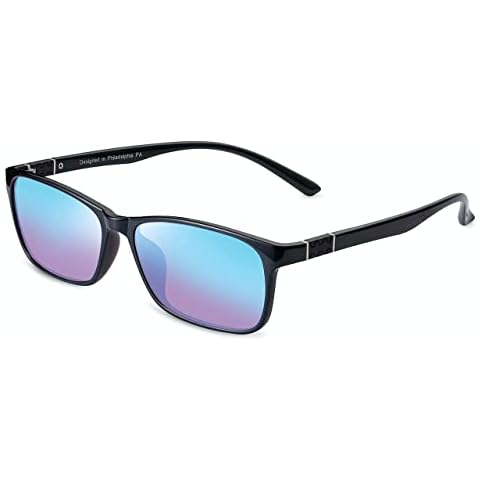 Pilestone TP-032 Lens B Color Blind Glasses Slimline Style for Strong/Severe Red-Green Blindness Indoor/Outdoor Use Cover