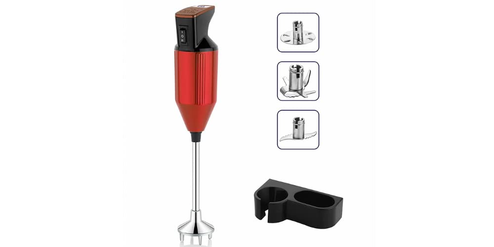 CSI INTERNATIONAL 00 Watt Multifunctional Easy to Operate Electric 2 Speed Hand Mixer Blender with 3 Stainless Steel Multipurpose Blade (Platinum Red) (B09WMKVRPQ) Amazon Price History, Amazon Price Tracker