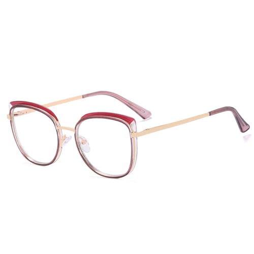 Lunettes de mode rondes de luxe C5 monture élégante et design chic rétro pour homme et femme