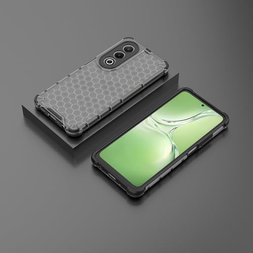 Image of Glasgow Back Case Cover Compatible with [ Oppo K12x 5G ] (Stylish Design) - Black