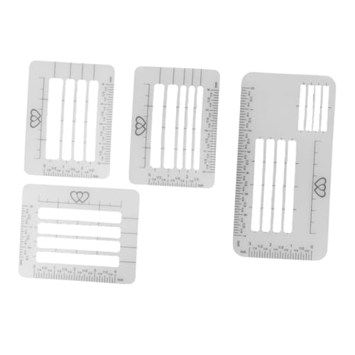 LOORGVEL 8個 封筒宛名テンプレート ホローアウトデザイン 書き方ガイド 定規付き 素材 耐久性と 性 から大人まで対応 多封筒用