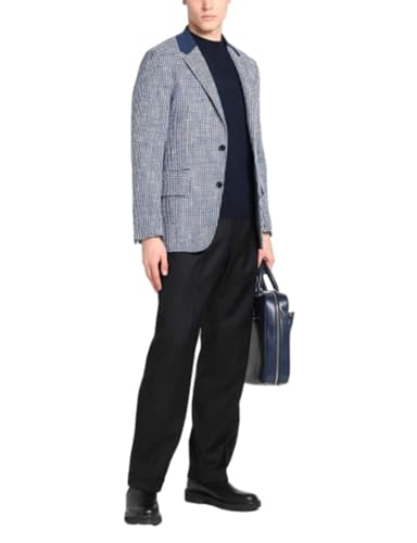Costume homme pied-de-poule veste revers en pointe pantalon noir stretch