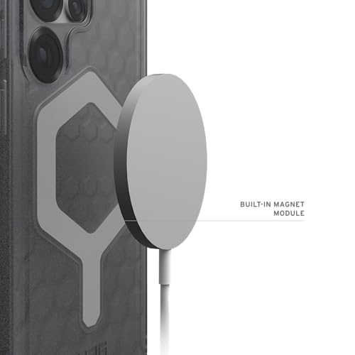 Image of Urban Armor Gear Thermoplastic Polyurethane UAG Essential Armor Rugged Slim Fit Shockproof Protective Case /Cover Designed for Galaxy S25 Ultra 5G (2025), Magnetic Charging Compatible-Ash
