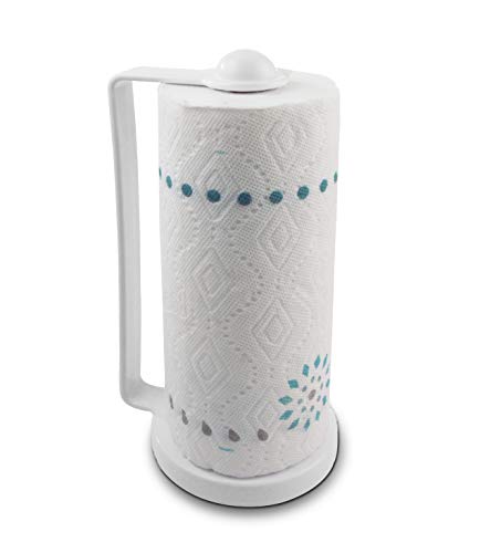 Spectrum Diversified Portable Paper Towel Holder, White #TOP7