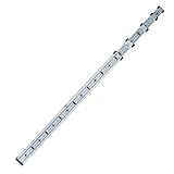 Kapro - 630 Telescopic Ruler - Metric Graduations - for Layout and Marking - with Wear Resistant Printing - for Carpentry, Drywall, Construction - Aluminum - 4m