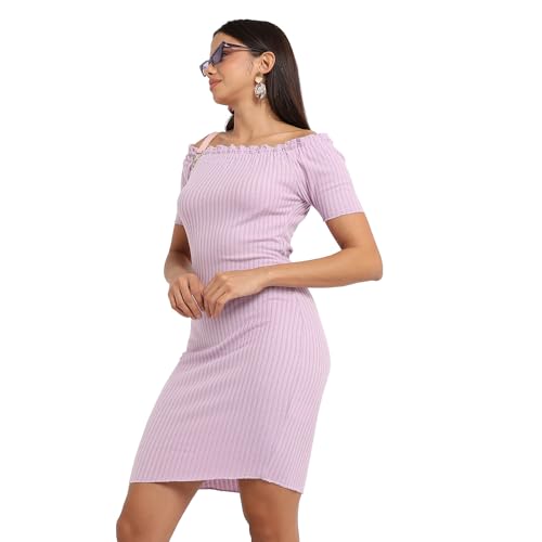 Image of PINACOLADA Campus Sutra Women Knee-Length Dress