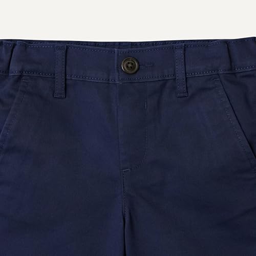 Image of Amazon Essentials Boys and Toddlers' School Uniform Woven Flat-Front Shorts with Elastic Waist