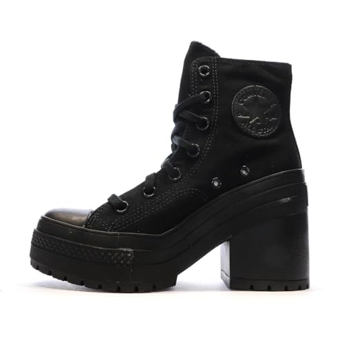 Converse Zapatillas Negras Mujer Chuck 70 De Lujo Heel, Negro , 39.5 EU