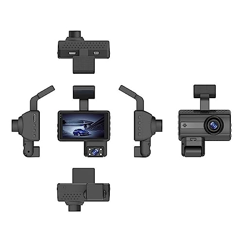 Cámara DVR de coche DELURA contra siniestros: grabación dual 1080P, WiFi y modo parking 24h 7