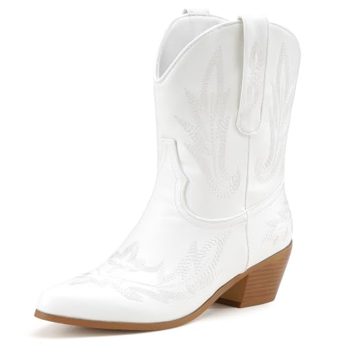 Bottines western femme confortables pour pieds sensibles sans zip