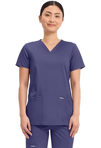 Image of Cherokee Medical Women's Scrub Top V-Neck Modern Classic Fit with 3 Pockets, Ultra Soft and 2-Way Stretch Fabric - WW620