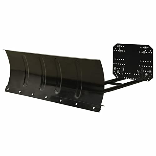 Gecheer Spazzaneve per ATV, Angolo Regolabile in 5 Posizioni, 115x38 cm Nero
