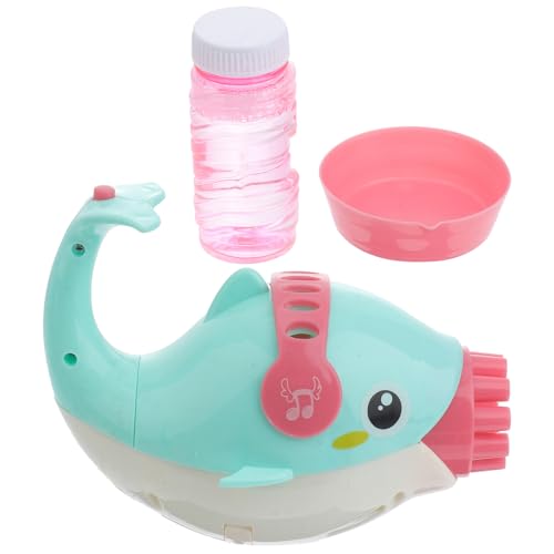 Abaodam Machine à Bulles Électrique Dauphin Bleue pour Garçon et Filles Souffleur de Bulles à 10 Trous Sensoriel Extérieur Stimulant Créativité et...