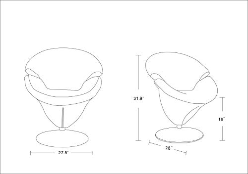 Sillón Plegable Terciopelo Rojo miniatura 5