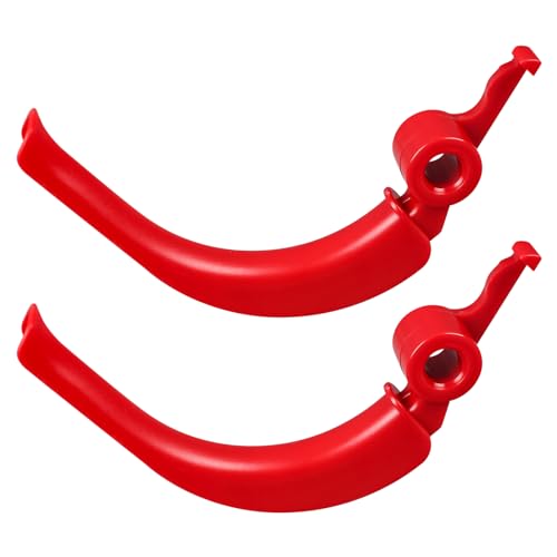 2 palancas de mango de cortacésped, F016L66238, palanca de posicionamiento roja de repuesto para cortacésped Bosch Rotak 320 340 32 34 36 37