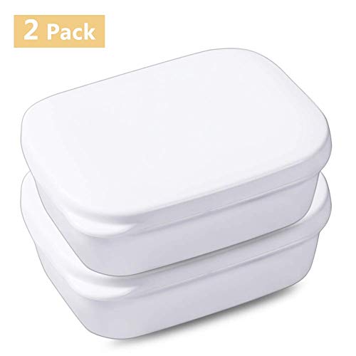 Portable Soap Case, 2packs Soap Box Case Holder for Travel Bathroom Shower, Soap