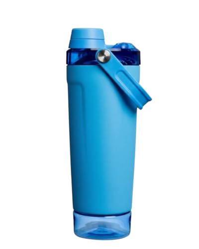 Image of Stainless Steel Leakproof Protein Shaker & Sports Bottle | Blue | 600ml