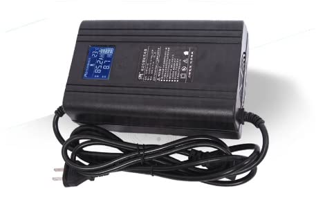 60V 6.5A no 67.2V 5A Charger 73v 20S charger Smart Charger With Display for lithium ion battery lifepo4 LTO li ion lead acid (Color : 16S 67.2v lithium)