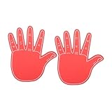 Fácil de limpiar y reutilizar: estas manos de animación son fáciles de limpiar y , lo que permite un repetido y ahorra recursos para, dedos de espuma para fanáticos de los deportes, manos de espuma para celebración