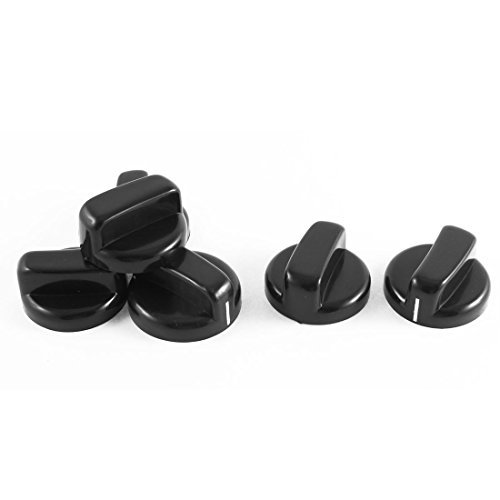 Cooktop Plastic Gas Stove Oven Control Switch Knobs 6 Pcs Black Amazon.in