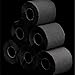 Renova 3 Ply Soft Black Toilet Loo Tissue Paper Lightly Scented 6 roll pack x 6