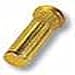 ALS4T-832-80B, RIVETNUT, 8-32 (.020-.080 GR) RND Body Splined, LG FLNG HD, CLSD End, Steel, Zinc YLW (100 PK)