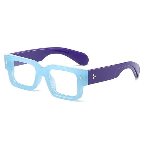 Lunettes de soleil rectangulaires pour réduire la fatigue oculaire avec style vintage