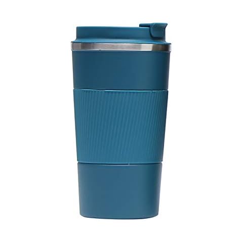 JOYSIP 17oz Stainless Steel Vacuum Insulated Coffee Travel Mug for Ice Drink & Hot Beverage, Double Wall Travel Tumbler Cups with Spill Proof Lid for Men and Women (Marine) Cover