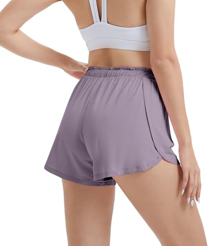 WiWi Bamboo Visose Pajama Shorts for Women Soft Sleep Bottoms Plus Size Lounge Boxers Pj Sleepwear Bottom S-4X3