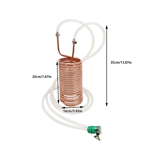 Quemarque Copper Immersion Wort Chiller Coil With Universal Joint, Homebrew For Beer Brewing thumb #4