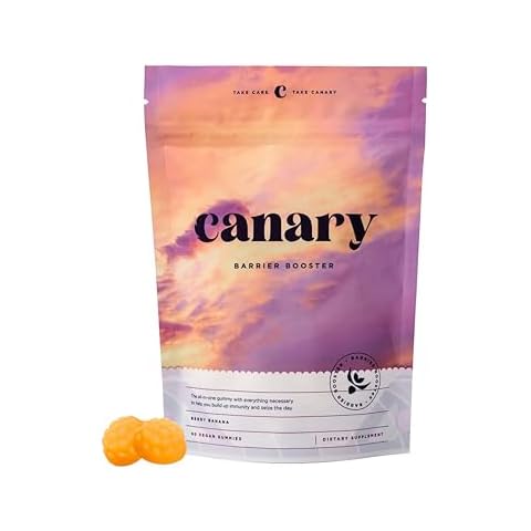 Canary Barrier Booster Vitamin A, D, & K Immune Support Gummy - Great for Immune Support, Bone Strength, & Cardiovascular Health - Vegan Berry Banana Flavor, 60 Gummies Cover