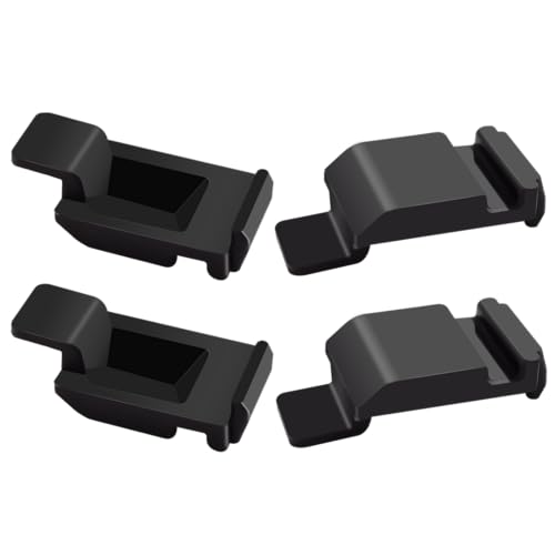 1237200104 1237200204 Door Lock Striker Kit(4 x Black Door Lock Strikers) Compatible with Mercedes W123 W126 240D 280E 300D ﻿