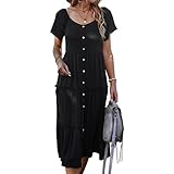 Photo Gallery choux abito da donna estivo boho beach manica corta con scollo a v vintage basic fashion ladies chic streetwear sundress-c, xl Photo Gallery choux abito da donna estivo boho beach manica corta con scollo a v vintage basic fashion ladies chic streetwear sundress-c, xl