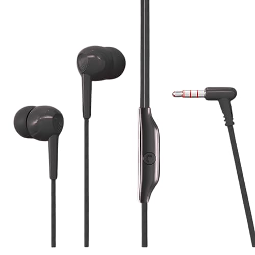 Image of LouudPro Wired in-Ear Earphones with HD Mic, Black