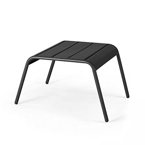 Oviala Repose Pied en métal Anthracite - Palavas