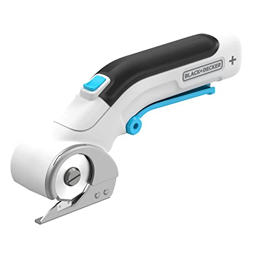 BLACK+DECKER, TAGLIERINO ELETTRICO 3.6V- Impugnatura anti-scivolo, Grilletto di sicurezza, Ricarica...