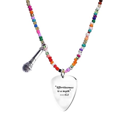 Médiators de guitare pour filles : le bijou note de musique fait main pour ado