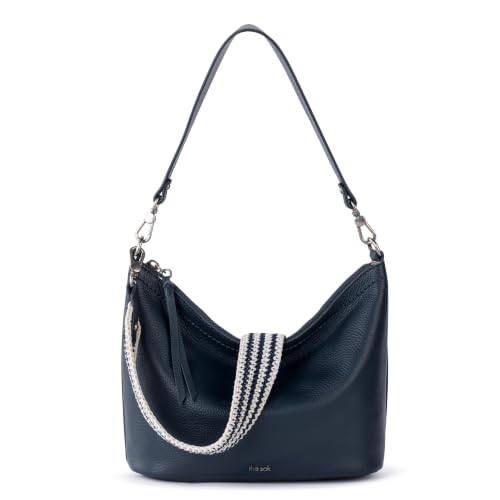 Image of The Sak Jasmine Small Hobo Bag - Leather Shoulder Purse with Zipper
