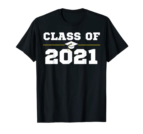 Clase de 2021 Senior Year 21 Grad Gift Back to School Colors Camiseta