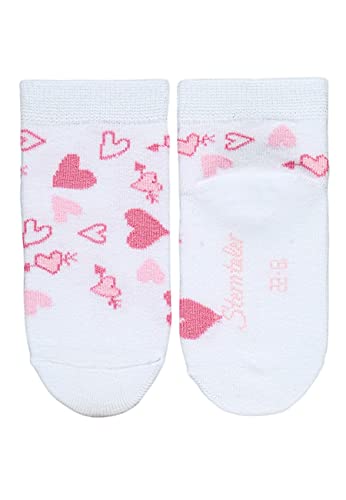 Short socks 3-pack hearts unisex-child socks2