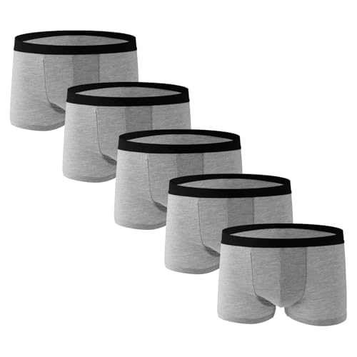 Men'S 3 Pack Boxer Brief Underwear Moisture-Wicking Cotton Underpants Soft Comfy Breathable Trunks Panties