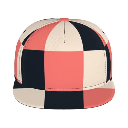 Kingï¼ŒQueenï¼ŒPrincess Fashion Flat Brim Baseball Cap â€“ Stylish Unisex Cap with All-Over Print Design â€“ Breathable Lightweight Hat for Daily Wear, Outdoor Activities, and Travel Black2