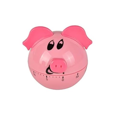 Jayron Pink Pig Mechanical Kitchen Timer Cover