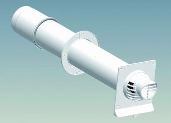 CHAPPEE - Ventouse condensation 60/100 terminal horizontal