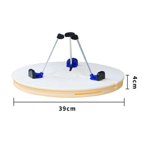 Portable Pottery Machine Turntable Clamp Pottery,15.35inch Pottery Wheel Tool Ceramic Trim Holder Centers Clip Polymer Scraping Repair Tool
